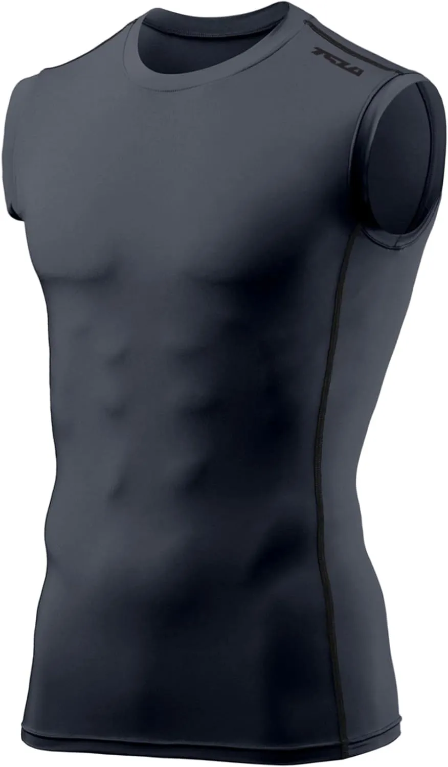 TSLA Men's Sleeveless Workout Shirts, Dry Fit Running Compression Cutoff Shirts, Athletic Training Tank Top