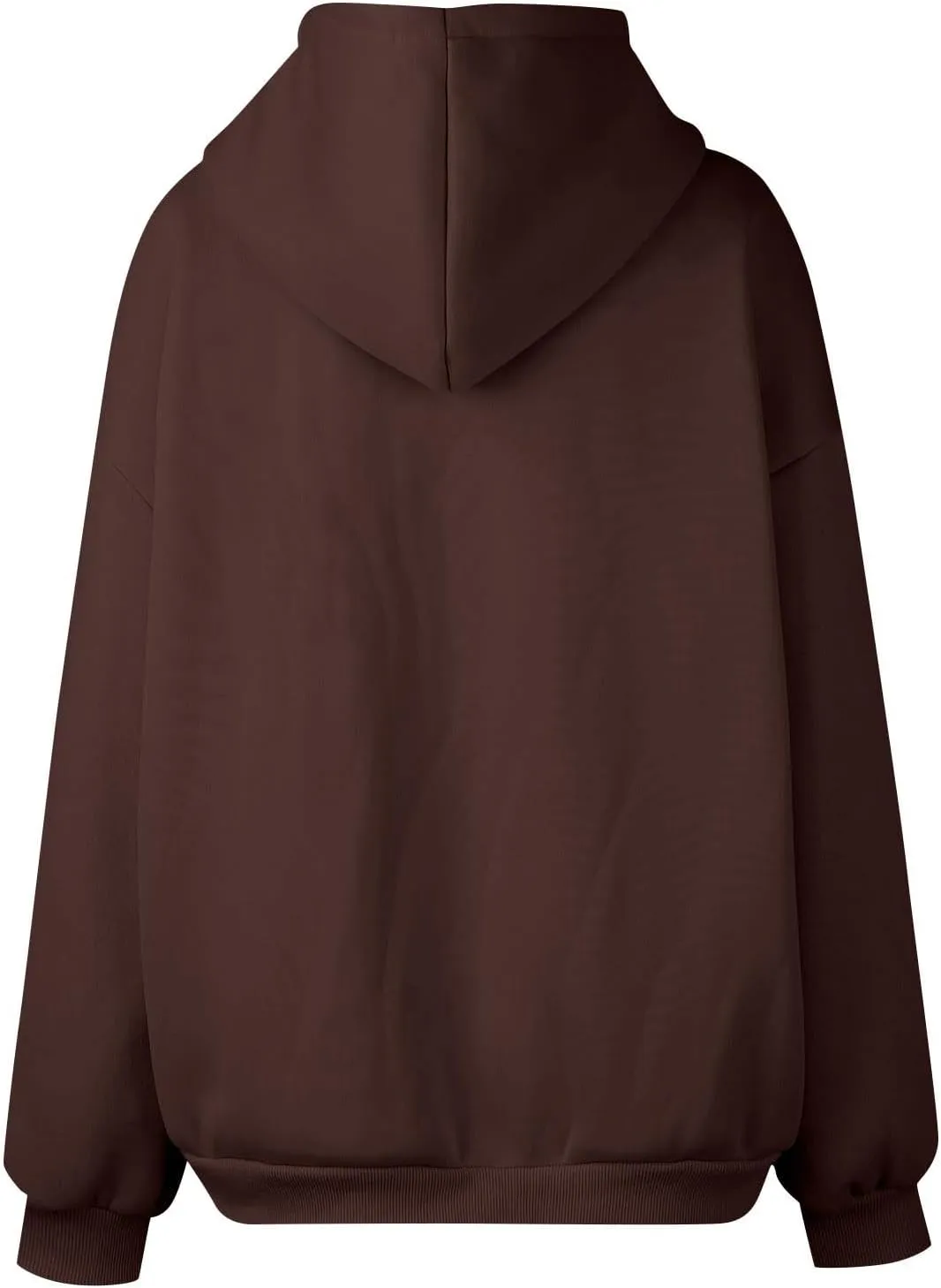 TWGONE Womens Zip Up Hoodies Long Sleeve Oversized Sweatshirts Y2K Jacket Pockets Fall Winter Outfits Fashion Clothes