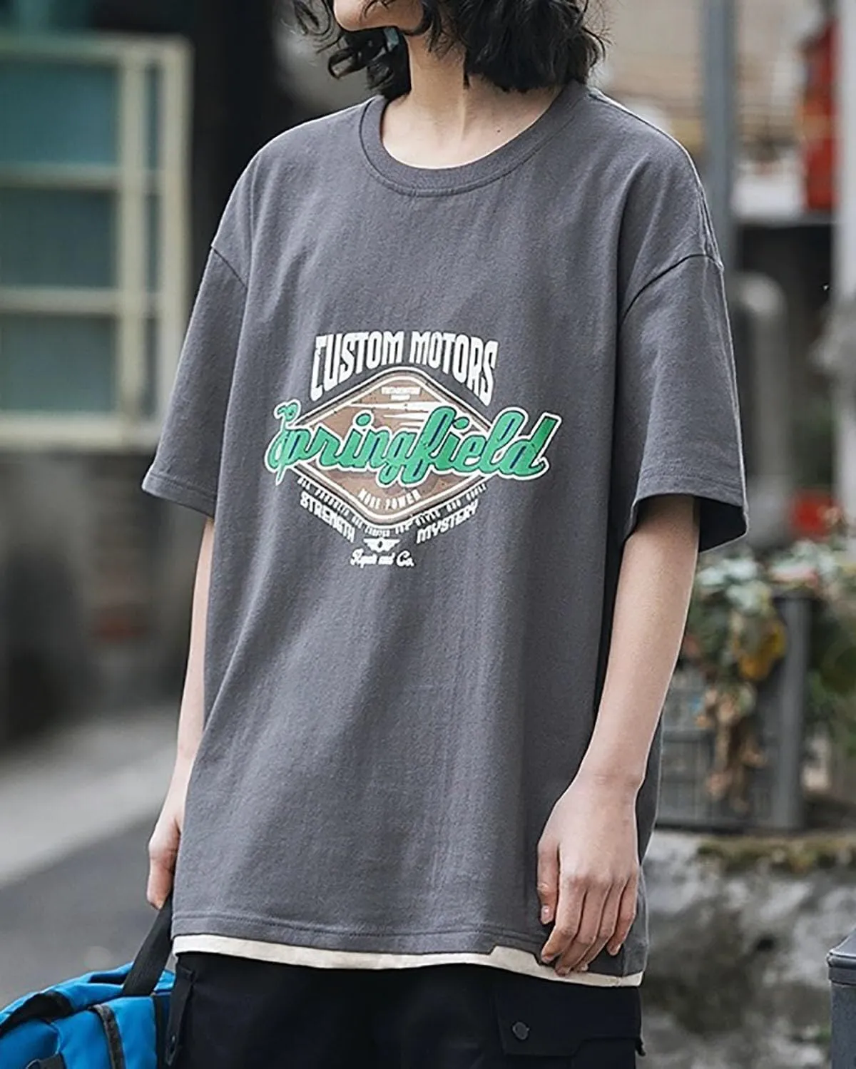 Vamtac Mens Oversized T Shirts Summer Casual Vintage Graphic Tees Streetwear Harajuku Tops