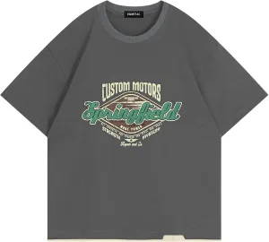 Vamtac Mens Oversized T Shirts Summer Casual Vintage Graphic Tees Streetwear Harajuku Tops