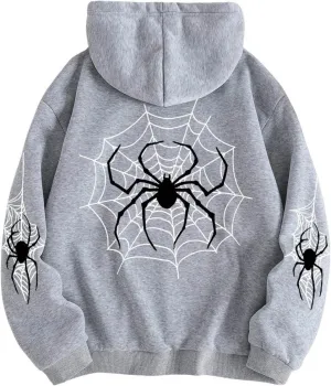 WDIRARA Women's Graphic Print Oversize Pullover Sweatshirts Long Sleeve Fleece Hoodies