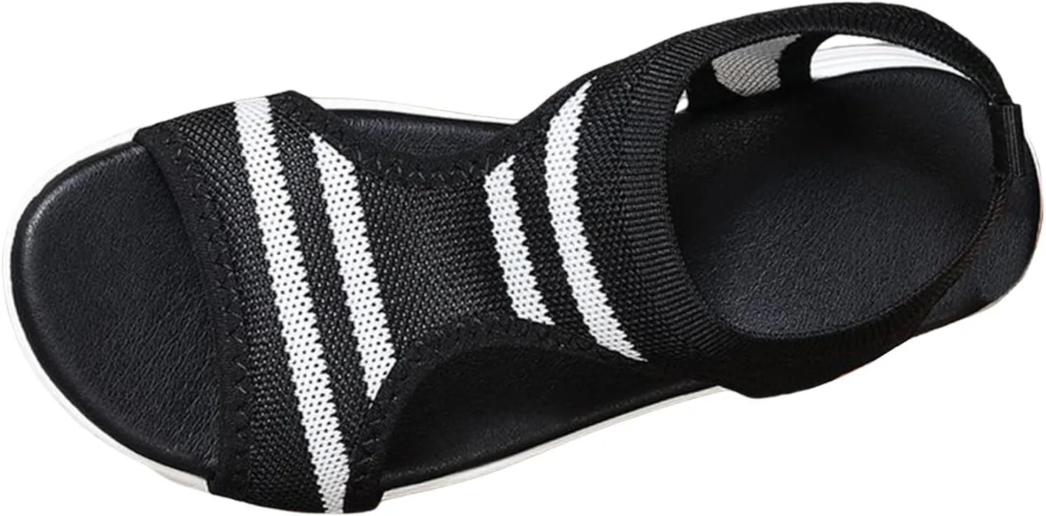 Wedges Shoes For Women Sandals With Arch Support Comfortable Sandals Women Flip Flops Rubber Sandals for Women Slide on