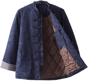 Winter cotton-padded jacket for mens, Chinese style, thickened warm jacket,