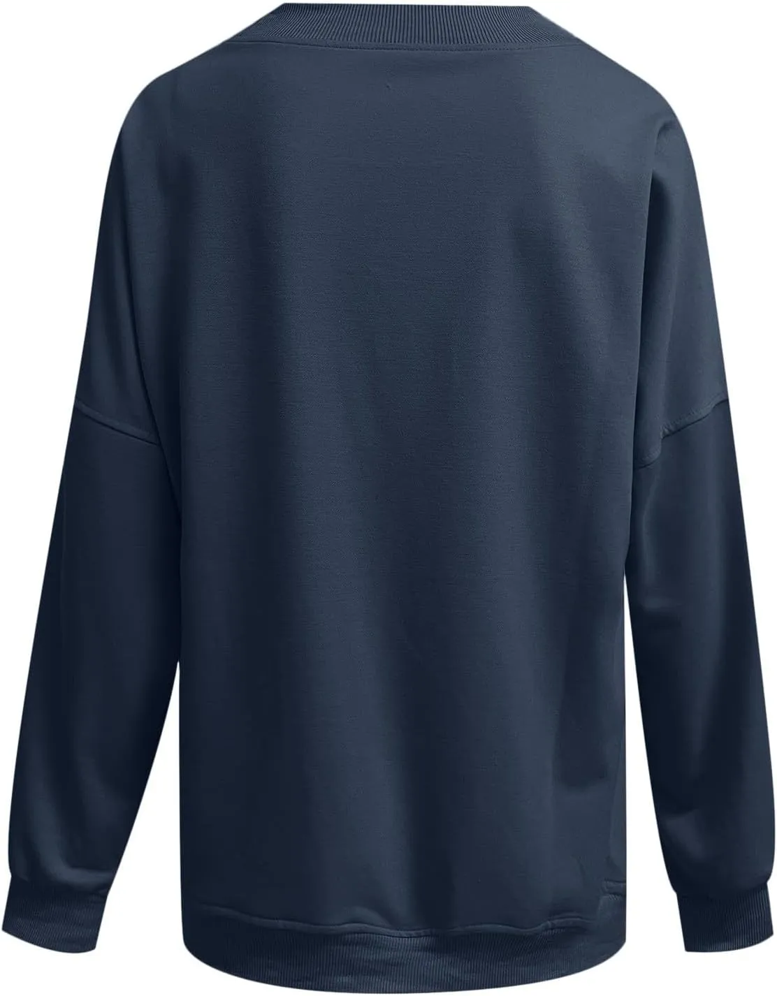 Women Casual Oversized Long Sleeve Crewneck Sweatshirt Pullover Tops, S-XXL