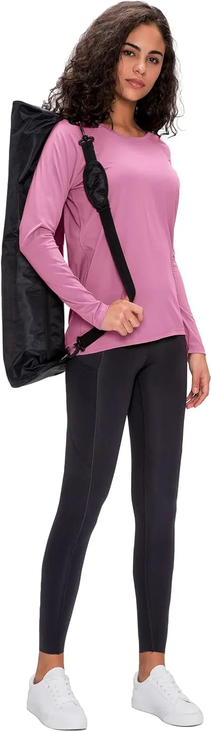 Women's 3 Pack Long Sleeve Workout Running Shirts, UPF 50  Sun Protection Shirts, Athletic Exercise Gym Yoga T-Shirts Tops