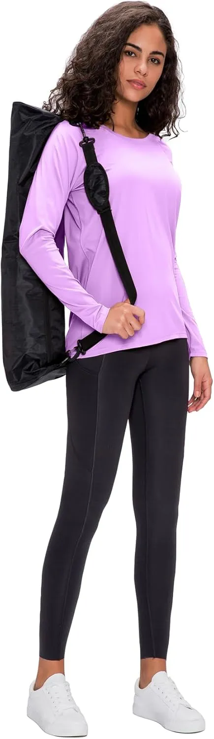 Women's 3 Pack Long Sleeve Workout Running Shirts, UPF 50  Sun Protection Shirts, Athletic Exercise Gym Yoga T-Shirts Tops