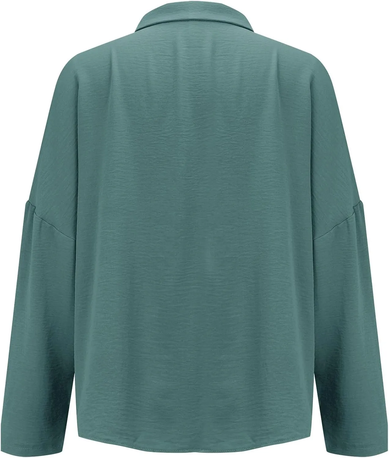 Womens Casual Shirts Cotton Linen Loose Singel Breasted Lapel Solid Business Blouse Daily Fashion Long Sleeve Shirts