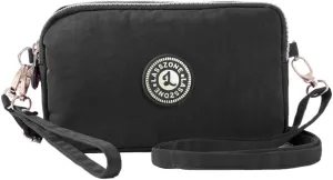 Women's Crossbody Shoulder Bags Waterproof Nylon Cell Phone Wallet Handbags 3 Layers Zipper Wristlet Purse