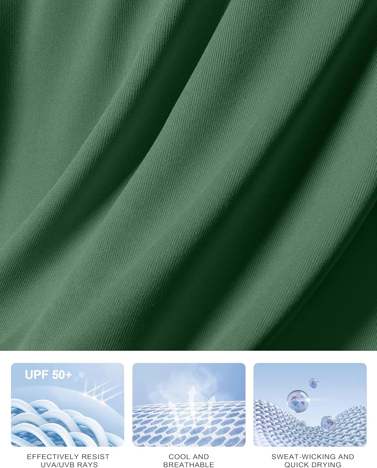 Women's Golf Shirts Lightweight UPF 50  Long Sleeve Shirts UV Protection Quick Dry Cool Polo Shirts for Women Work Outdoor