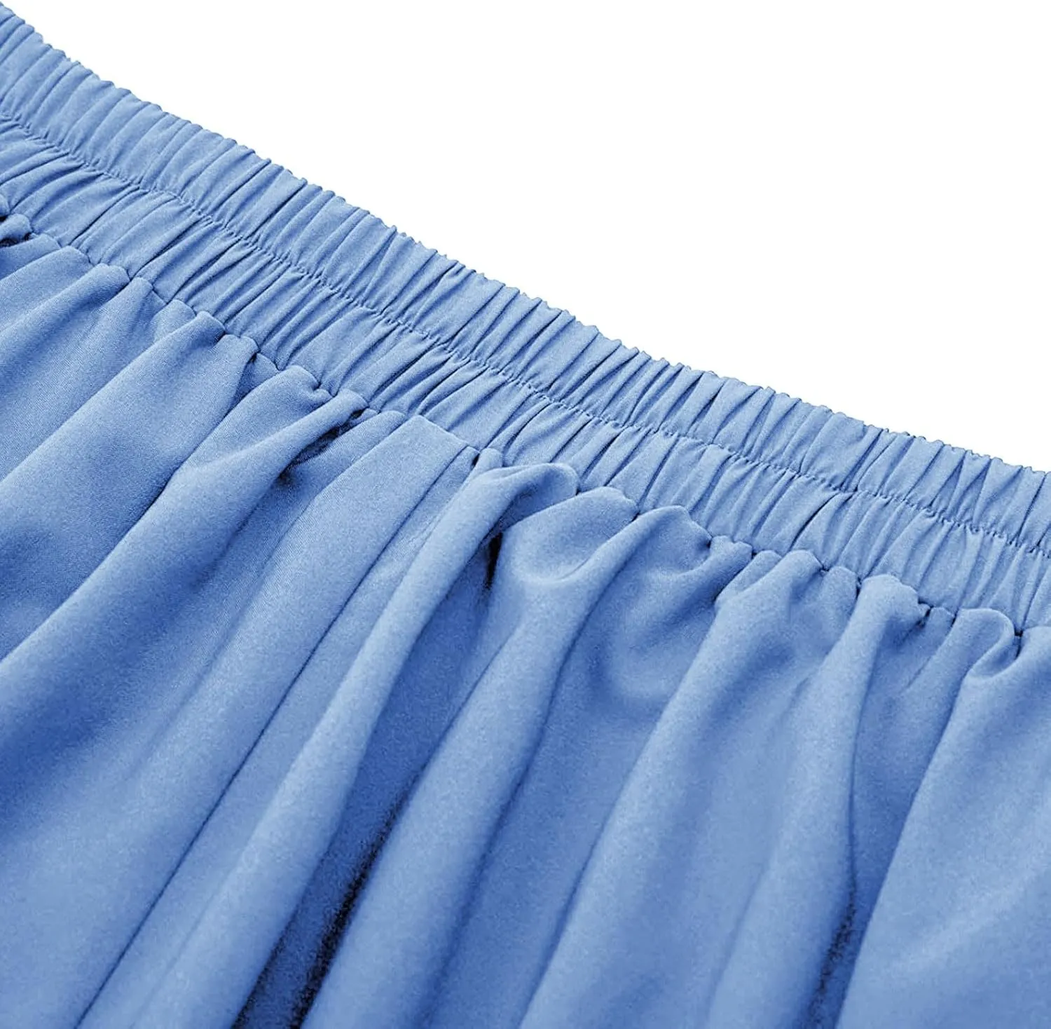 Women's High Waisted Flare A-Line Midi Skirt Pleated Maxi Dress Swing Chiffon Mesh Vintage Dressy Ladies Flowy Skirt