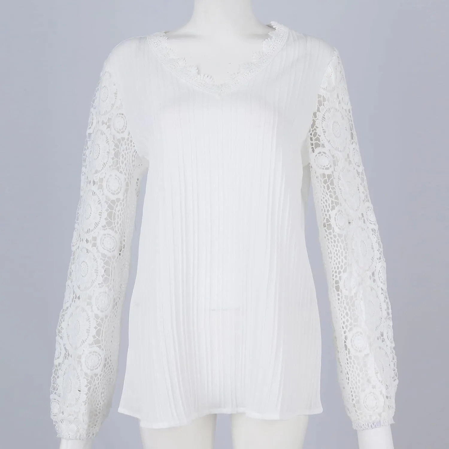 Womens Long Shirts Fall Lightweight Tshirts Shirts Lace Vneck Cute Top Winter Flowy Blouse Dressy 2024