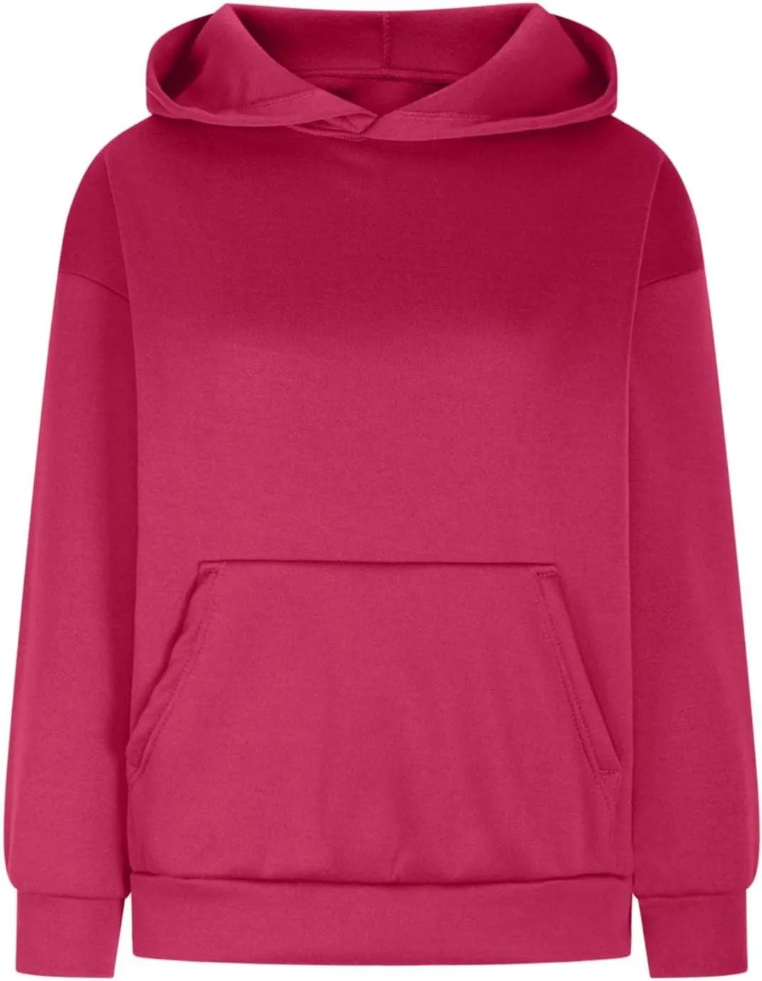 Women's Oversized Hoodies Casual Long Sleeve Fleece Sweatshirts Thermal Warm Pullover Teen Girls Preppy Top Clothes