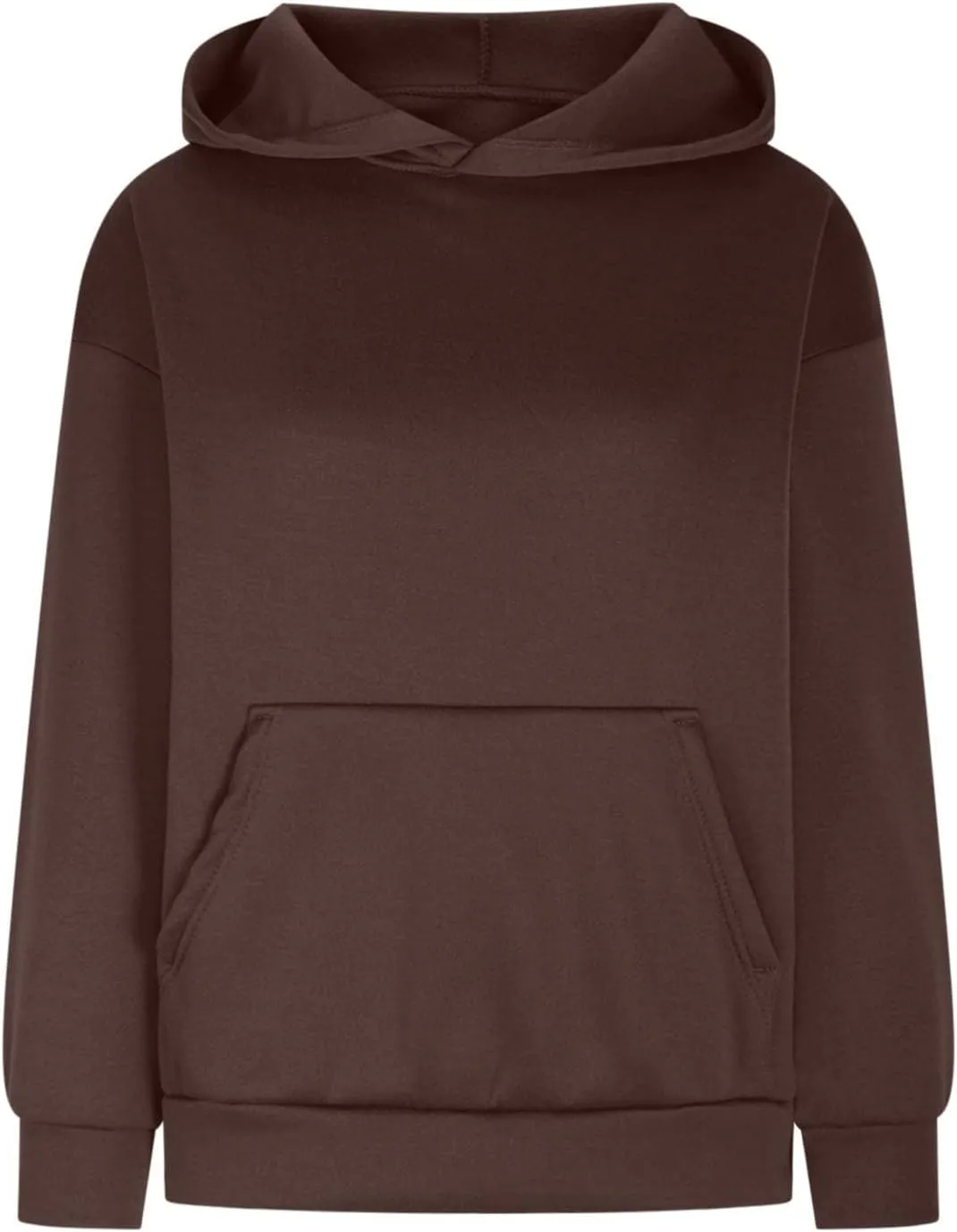 Women's Oversized Hoodies Casual Long Sleeve Fleece Sweatshirts Thermal Warm Pullover Teen Girls Preppy Top Clothes