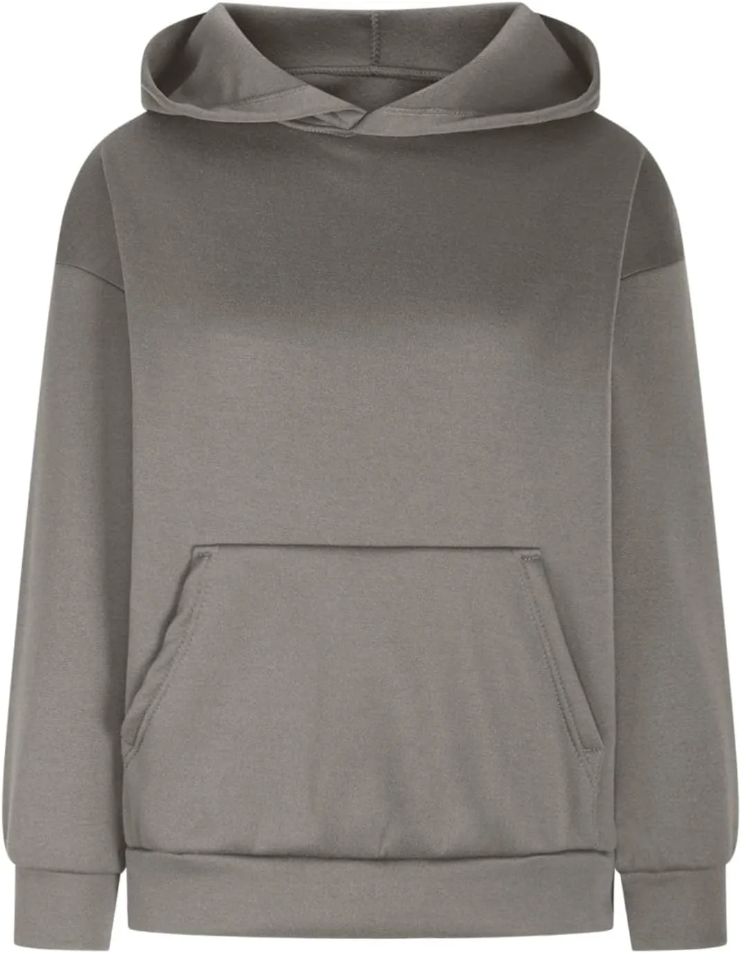 Women's Oversized Hoodies Casual Long Sleeve Fleece Sweatshirts Thermal Warm Pullover Teen Girls Preppy Top Clothes