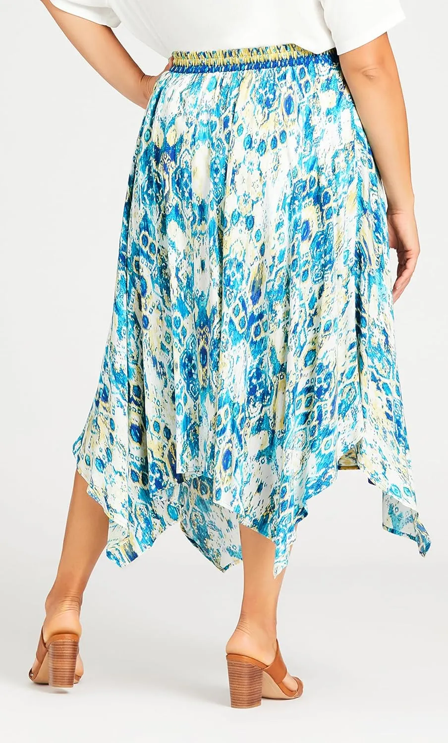 Women's Plus Size Skirt-Jess Hanky Hem