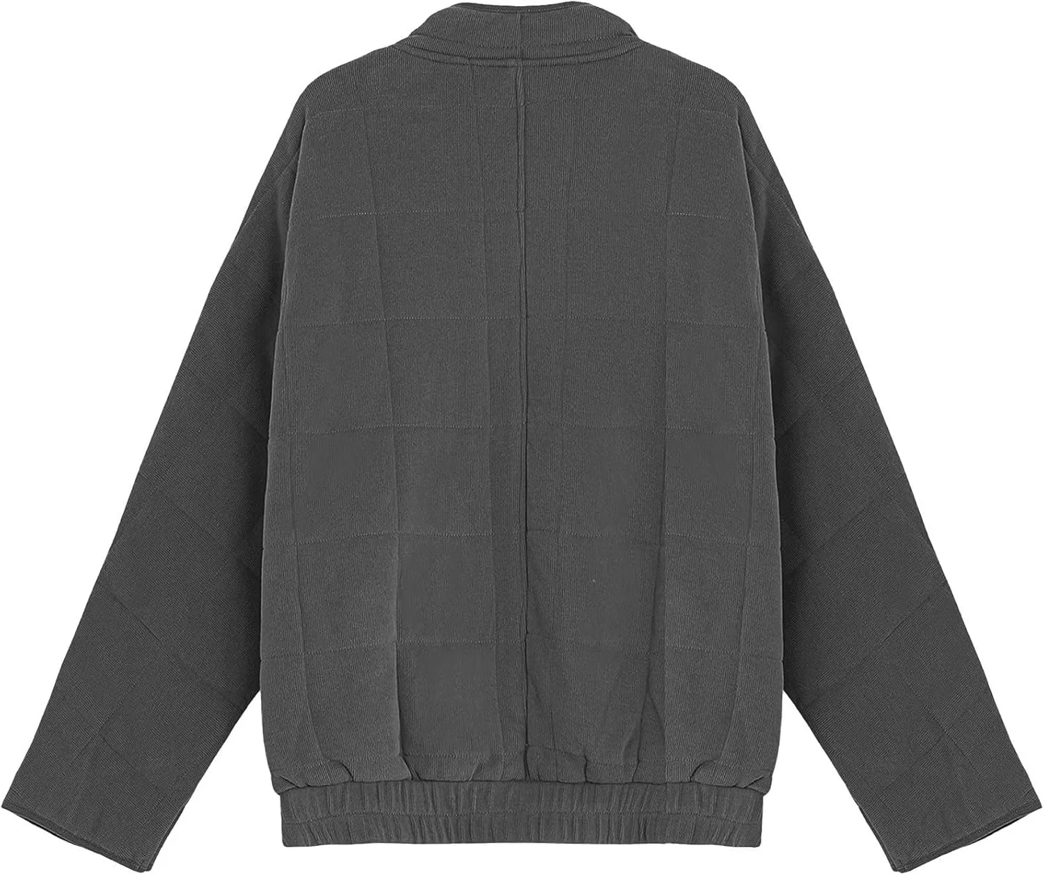 Women's Quilted Lightweight Jackets Diamond Puffer Padded Coat Winter 2023 Stand Collar Warm Trendy Coats Long Sleeve