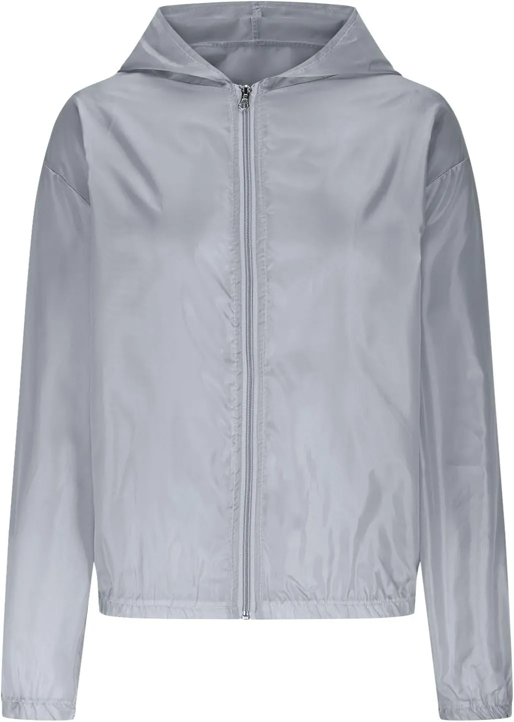 Women's UPF 50  Sun Protection Shirts Jacket, Lightweight Full Zip Hoodie Long Sleeve Shirt for Hiking Running