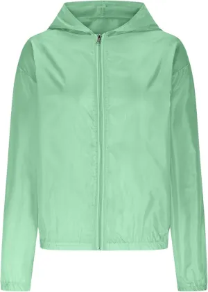 Women's UPF 50  Sun Protection Shirts Jacket, Lightweight Full Zip Hoodie Long Sleeve Shirt for Hiking Running