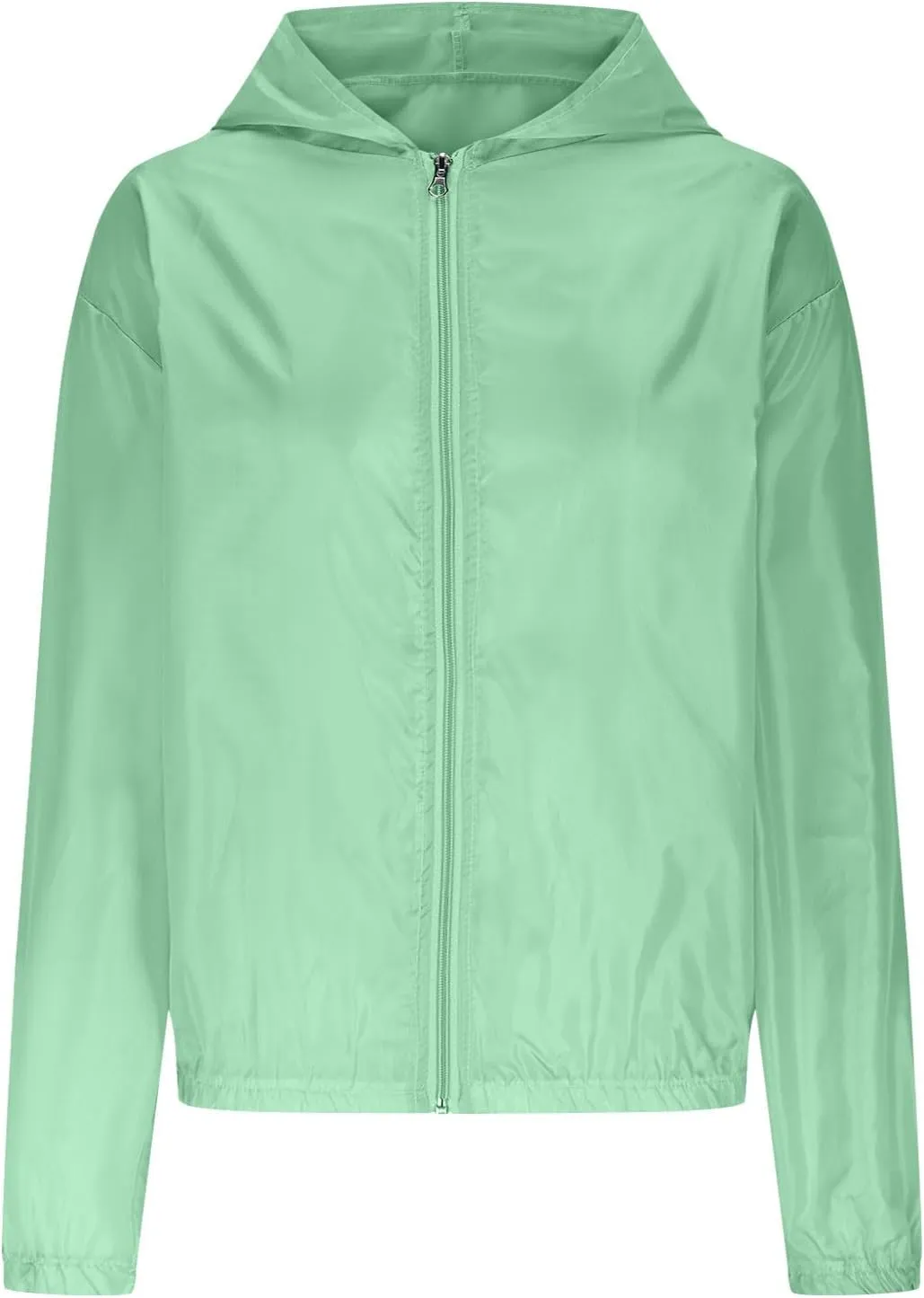 Women's UPF 50  Sun Protection Shirts Jacket, Lightweight Full Zip Hoodie Long Sleeve Shirt for Hiking Running