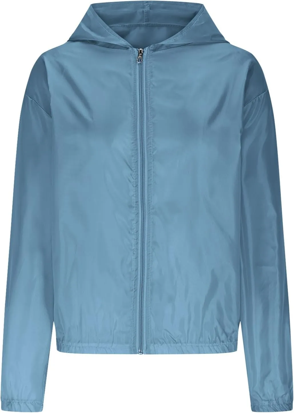 Women's UPF 50  Sun Protection Shirts Jacket, Lightweight Full Zip Hoodie Long Sleeve Shirt for Hiking Running