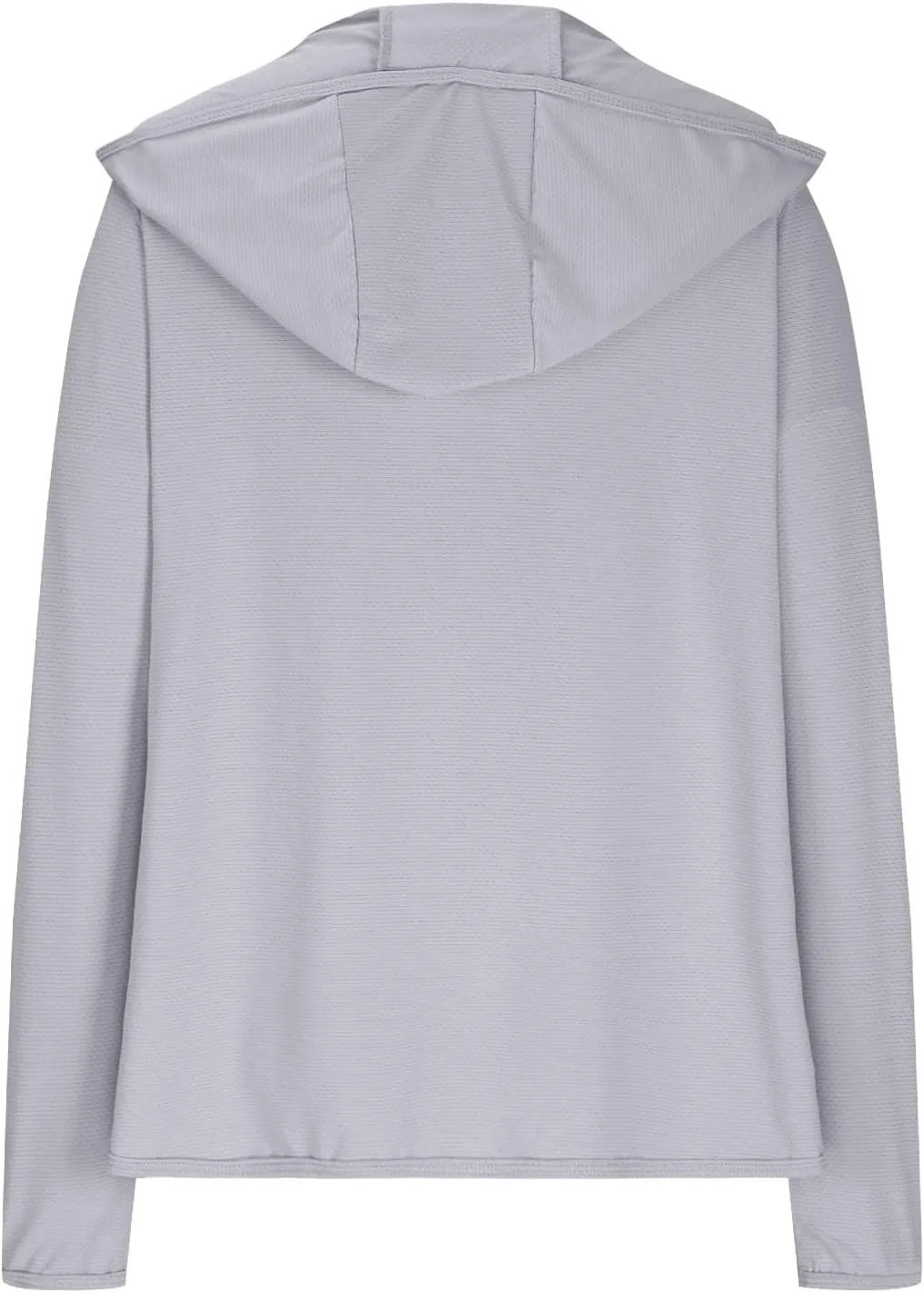 Womens Zip Up Hoodie Sun Protection Long Shirt Plus Size Oversized Ribbed Breathable Jacket with Pocket Hiking Outdoor
