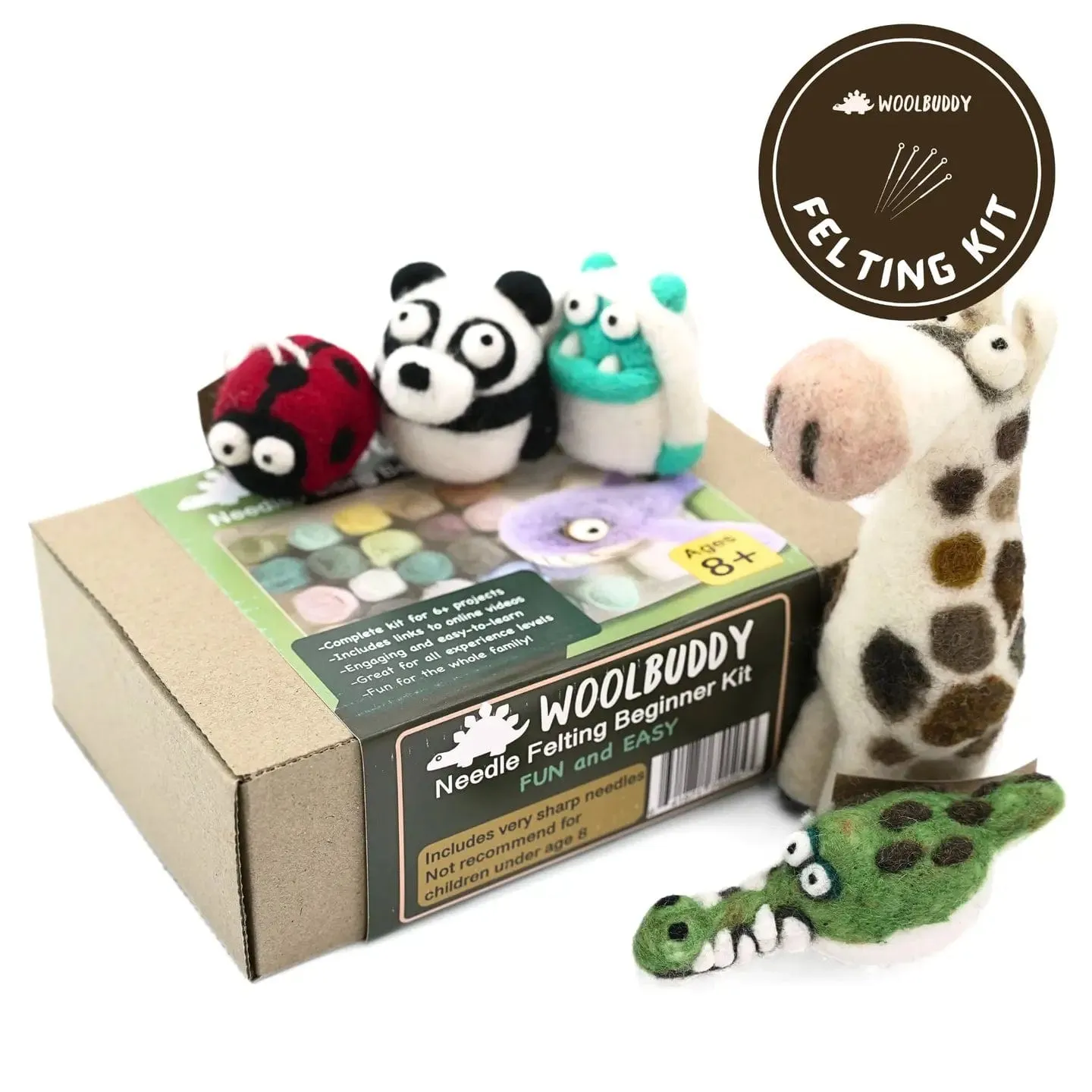 Woolbuddy Needle Felting Beginner Kit