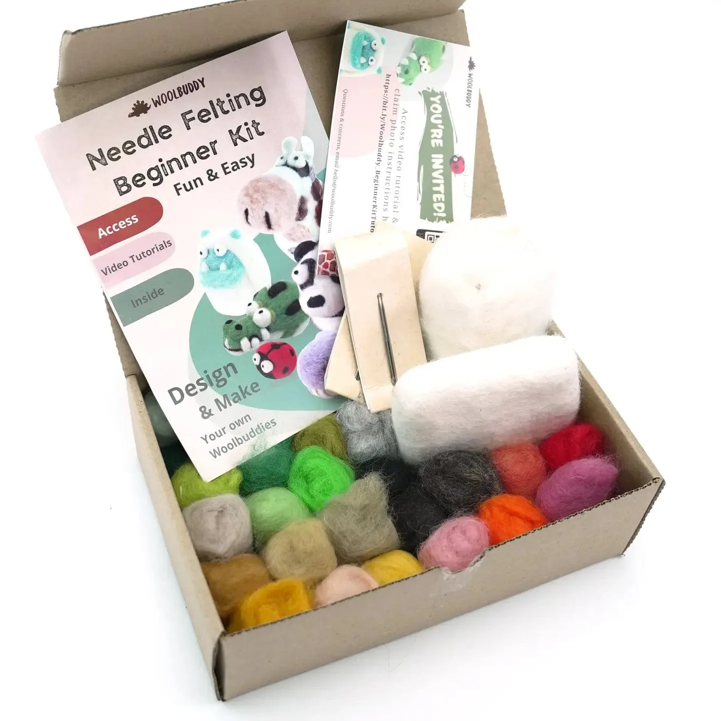 Woolbuddy Needle Felting Beginner Kit
