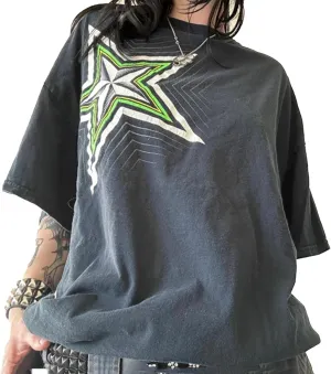 Y2k Shirts for Women Teens Girls 2000s Vintage Short Sleeve Shirt Tops Fairy Grunge Punk Goth Baggy Graphic Tees