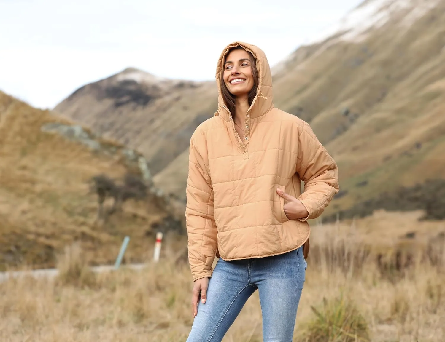 Yidarer Women's Lightweight Pullover Puffer Jacket Hooded Oversized Warm Quilted Padded Hoodies Coat