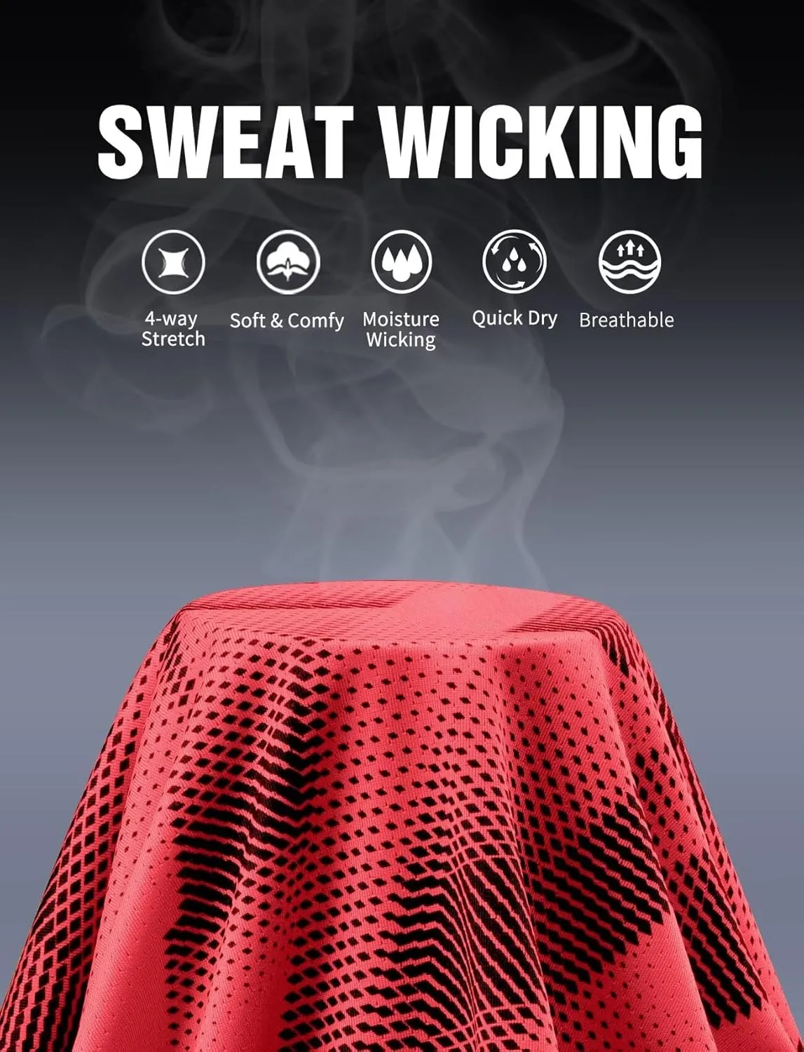 Zengjo Workout Shirts for Men Quick Dry-Moisture Wicking Gym Running Athletic T-Shirts Short Sleeve Fitted Tee