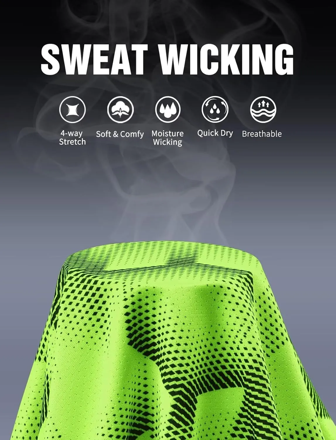 Zengjo Workout Shirts for Men Quick Dry-Moisture Wicking Gym Running Athletic T-Shirts Short Sleeve Fitted Tee