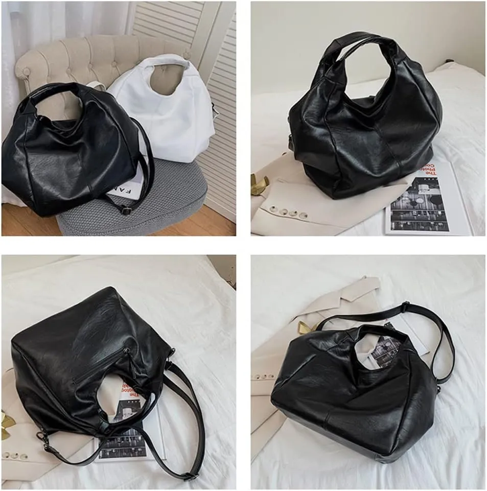 ZiMing Women Hobo Handbags Tote Bags Soft Vegan Leather Shoulder Bag Satchel Large Purse with Adjustable Shoulder Strap